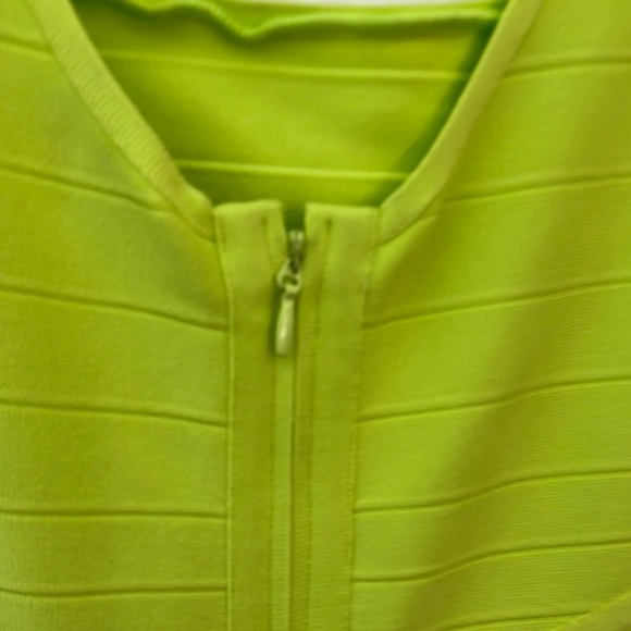 Dress the population Lime Green Sleeveless Bandage Dress - Picture 4 of 4